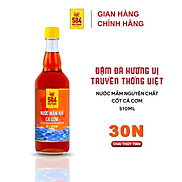 Nước mắm Nhỉ Cá cơm 584 Nha Trang - 30 độ đạm - Chai Thủy Tinh 510ml