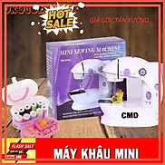 Máy may mini máy khâu mini CMD có đèn led may thêu vá tại gia đình rất