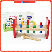 Đồ chơi đập chuột cho bé, Búa đập cọc - Đồ chơi gỗ Winwintoys