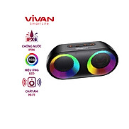 Loa Bluetooth VIVAN VS16 Hiệu Ứng LED RGB - Chuẩn Chống Nước IPX6