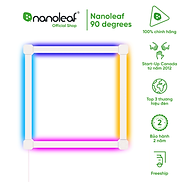 Đèn LED RGB lắp ghép thông minh Nanoleaf Lines Squared 4 thanh đèn Bộ khởi