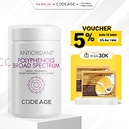 Viên uống chống nắng, sáng da CodeAge Polyphenols Broad Spectrum 120 viên