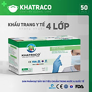 Khẩu trang y tế kháng khuẩn 4 lớp Khatraco Medimask hộp 50 chiếc đạt tiêu