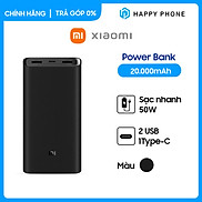 Pin sạc dự phòng Xiaomi 20.000mAh 50W - Hàng chính hãng