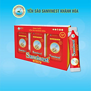 Hộp quà tặng Tinh chất Yến sào Khánh Hòa Sanvinest KHÔNG ĐƯỜNG 30 túi 20ml