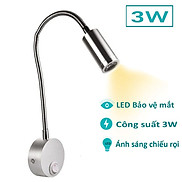 Đèn đọc sách Led gắn tường đầu giường 3W , Loại ánh sáng chiếu rọi