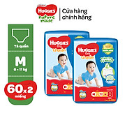 Tặng 16 miếng Combo 2 Tã bỉm quần tràm trà tự nhiên Huggies Dry Big Jumbo