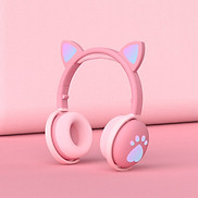 Tai nghe chụp tai bluetooth Cute Cat V2