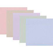 Bộ 5 Xấp Giấy Màu Baoke 1009 - 76 x 76 mm 100 sheets Xấp