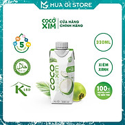 Nước dừa tươi Cocoxim vị Xiêm Xanh dung tích 330ml Hộp, Nước dừa xuất khẩu