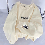 Áo Sweater Nỉ Bông HARRY POTTER Form Rộng Unisex Nam Nữ Ulzzang