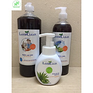 COMBO LAYER CLEAN nước rửa tay LÔ HỘI+ nước lau sàn HƯƠNG QUẾ+ nước rửa