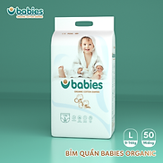 Tã Quần Dán BabiesOrganic Size NB76,S66,M56,L46,M54,L50,XL46,XXL40