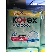 Tặng Thêm 2 Miếng- 1 Gói Băng Vệ Sinh Kotex Thảo Dược CoolDịu Mát 23cm