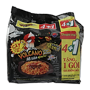 Lốc 5 Mì Xào Koreno Volcano Vị Gà Phô Mai 118G