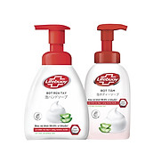 Combo bọt tắm & bọt rửa tay Lifebuoy Lô Hội Dưỡng Ẩm