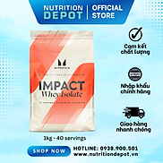 Sữa tăng cơ Impact Whey Isolate Myprotein 1kg 40 lần dùng - Nutrition Depot