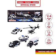 Xe Mô Hình MAJORETTE Police Force 4 Pieces Giftpack 212053188