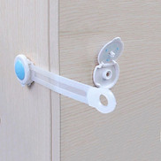 Bộ 02 vỉ gồm 04 chiếc khóa chặn cửa tủ lạnh Panda bảo vệ an toàn cho bé