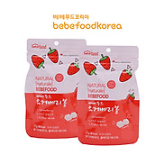 Sữa chua khô hữu cơ ăn dặm cho bé Bebefood Hàn Quốc vị Dâu
