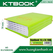 SỔ GHI CHÉP BÌA DA HANDBOOK CAO CẤP 1000 trang size 16 x 24 cm ruột giấy