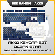 Bộ Keycap chính hãng AKKO - Ocean Star ABS Double Shot SAL Profile 195 nút