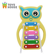 Đồ chơi nhạc cụ- Đàn gõ Xylophone hình cú mèo đáng yêu Toyshouse C601