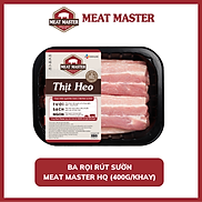 Ba rọi rút sườn Meat Master kiểu Hàn Quốc 400g khay