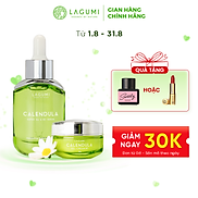 Bộ serum, kem dưỡng Lagumi cho da dầu, mụn với thành phần B5, Calendula