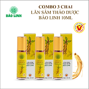 Combo 3 chai Dầu Lăn Sâm Thảo Dược Bảo Linh 10ml