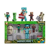 Combo mô hình steve minecraft đồ chơi