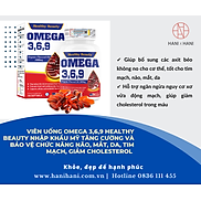 CHÍNH HÃNG Viên uống Omega 3,6,9 Healthy Beauty nhập khẩu Mỹ tăng cường và