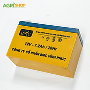 Ắc quy BMC 12V- 7.2AH Dùng cho các bình phun BMC 16L, BMC 18L super, BMC