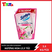 Nước lau sàn Sunlight Hương Hoa Lily Túi 3.6kg