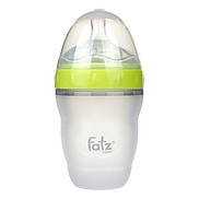 Bình Sữa Silicon Cổ Siêu Rộng 180ml Fatzbaby FB0180C