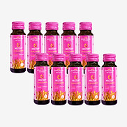 Trắng da, trẻ hóa với 10 chai x 50ml Nước Uống Đông trùng hạ thảo Hector