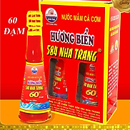 Hộp 2 chai Nước mắm Cá Cơm Cao Cấp 60 ĐỘ ĐẠM, 584 Nha Trang