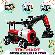 Xe điện trẻ em, xe cẩu điện cho bé TILO KIDS TLK-7399 có đèn nhạc