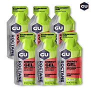 Gel Năng Lượng Gu Energy Roctane Vị Strawberry Kiwi - Dâu Kiwi Combo 6 Gói