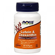 Thực Phẩm Chức Năng Bổ Mắt Lutein & Zeaxanthin NOW Foods USA