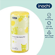 Túi rác tiện dụng inochi - Soji 25L x 28 túi Size M Hương Chanh có quai cầm