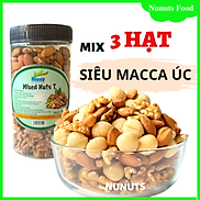 Mix hạt dinh dưỡng siêu macca gồm 3 loại tách vỏhạt ngũ cốc ăn liền có sấy