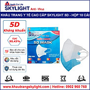 Khẩu trang y tế Skylight 5D cao cấp Táo Hộp 10 cái