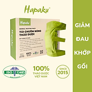 Túi chườm nóng thảo dược giảm đau khớp gối dùng lò vi sóng - Hapaku