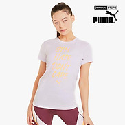 PUMA - Áo thun thể thao nữ ngắn tay Graphic Slogan 521630-17