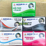 Khẩu trang y tế 4 lớp kháng khuẩn Khánh An VIP hộp 50 cái K01