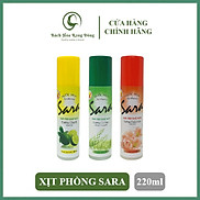 Nước hoa xịt phòng ngủ giữ mùi lâu Sara cao cấp hương thơm dịu nhẹ giúp