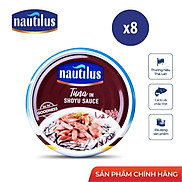 Combo 8 lon Cá Ngừ Nautilus sốt nước tương nhật NK Thái Lan