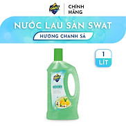 Nước Lau Sàn SWAT Hương Chanh Sả Chai 1L Tiện Lợi