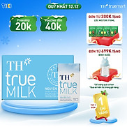 Thùng 48 hộp sữa tươi tiệt trùng nguyên chất TH True Milk 110ml 110ml x 48